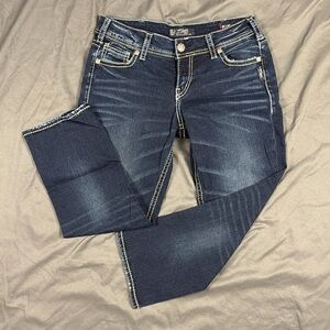 Silver Suki Mid Capri | W32/L22.5